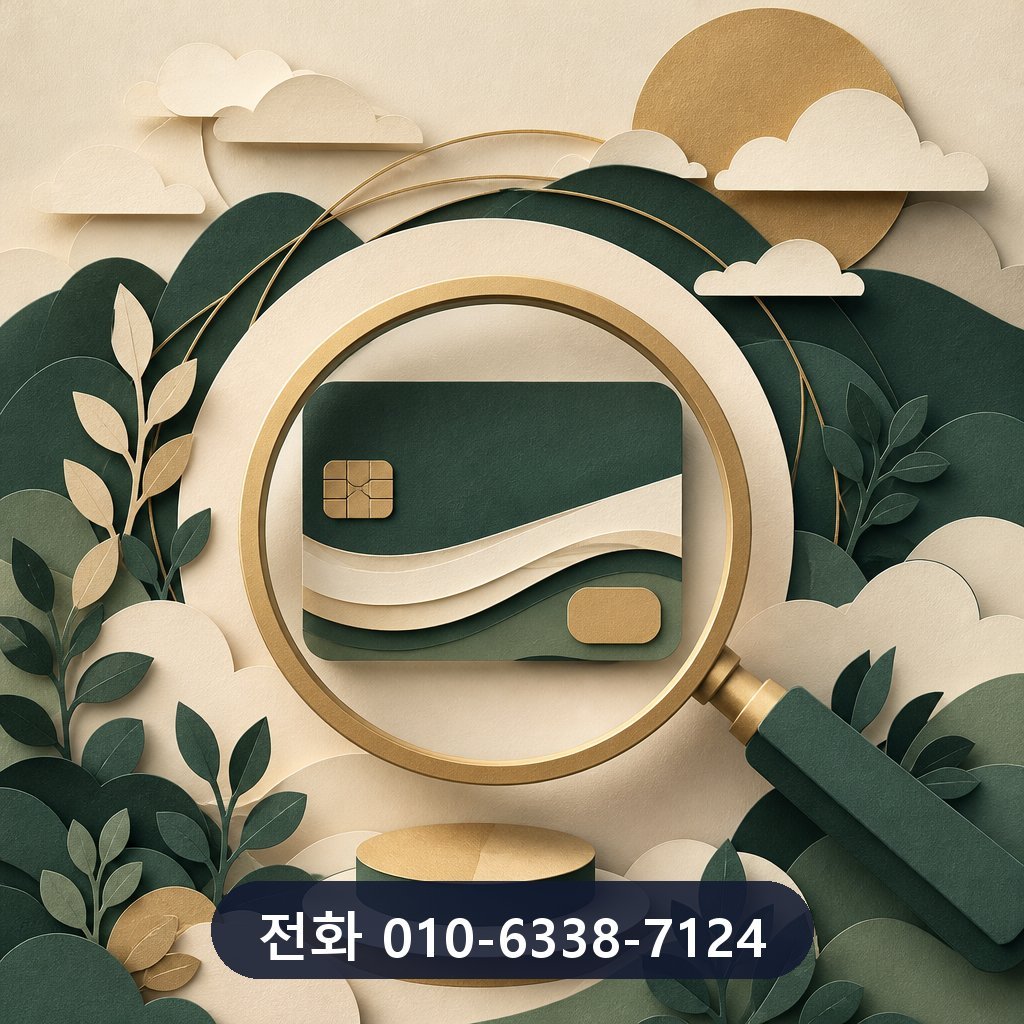 카드깡 실시간 상담 한도 확인 이미지
